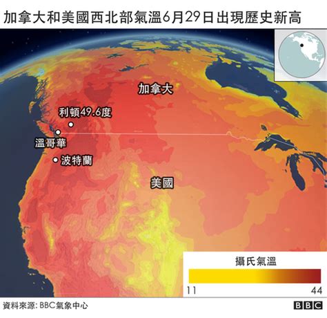 熱穹現象|美國加拿大熱浪：6張圖表讓你秒懂什麼是「熱蓋現象。